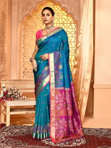 elora Woven Design Zari Banarasi Saree