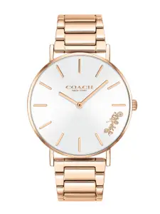 Coach Women Perry Dial & Stainless Steel Bracelet Style Straps Analogue Watch 14503576