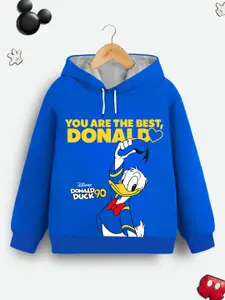 YK Disney Boys Printed Hooded Sweatshirt