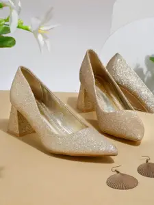 Flat n Heels Block Pumps