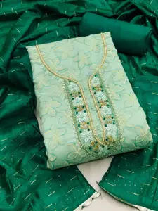 ASISA Ethnic Motifs Embroidered Beads and Stones Unstitched Dress Material