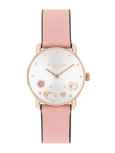 Coach Women Elliot Embellished Analogue Watch 14504306