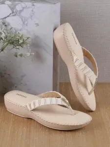 Mochi Women Open Toe Flats