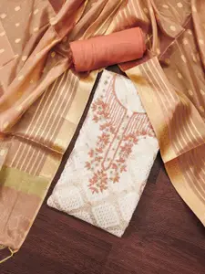 ASISA Embroidered Beads & Stones Unstitched Dress Material