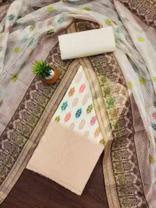 Ishin Geometric Printed Pure Cotton Unstitched Dress Material