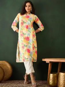 Sangria PRINTED FLORAL KURTA