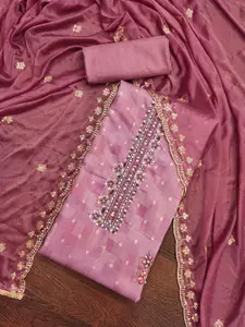 ASISA Embroidered Sequinned Unstitched Dress Material