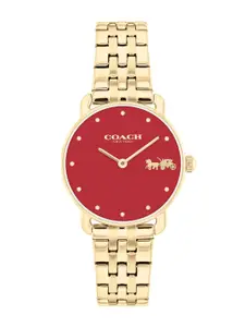 Coach Women Round Dial & Bracelet Style Straps Analogue Watch 14504445