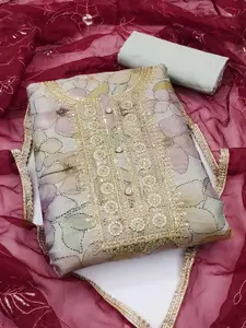 Ishin Embroidered Unstitched Dress Material