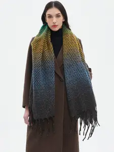 JC Collection Women Striped Printed Scarf