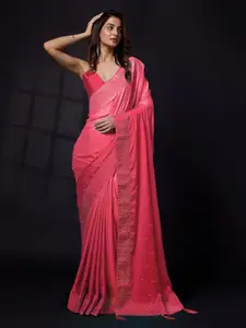 Trendmalls Beads and Stones Saree