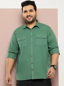 Sztori Men Plus Size Pure Cotton Casual Shirt