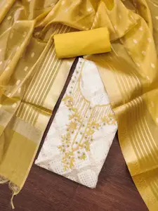 ASISA Floral Embroidered Beads and Stones Unstitched Dress Material