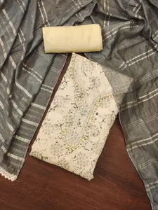 ASISA Ethnic Motifs Embroidered Beads and Stones Unstitched Dress Material