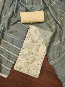 ASISA Embroidered Beads and Stones Unstitched Dress Material