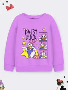 YK Disney Girls Graphic Printed Sweatshirt