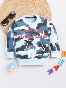 YK X Tinyo Infant Boys Printed Pure Cotton Sweatshirt
