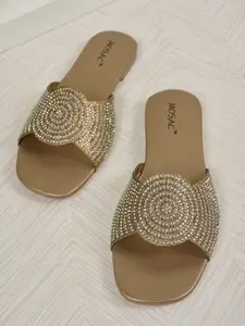 MOSAC Women Party Open Toe Flats