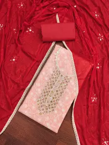 ASISA Ethnic Motifs Embroidered Unstitched Dress Material