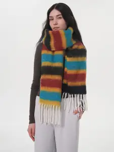 JC Collection Women Striped Scarf