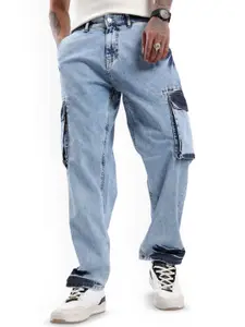 WROGN Men Straight Fit Heavy Fade Jeans