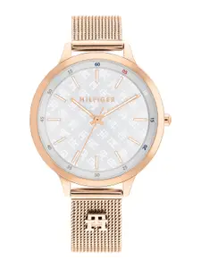 Tommy Hilfiger Women Iris Printed Dial Bracelet Style Straps Analogue Watch TH1782616