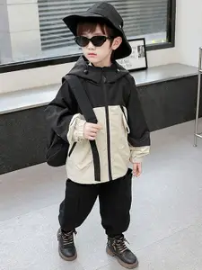 StyleCast x Revolte Boys Solid Hooded Open Front Jacket