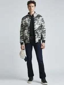 Pepe Jeans Men Camouflage Printed Jacket