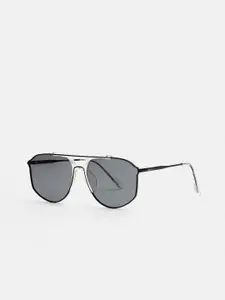 THE BEAR HOUSE Men Aviator Sunglasses