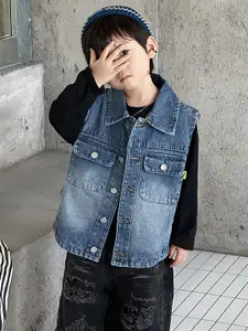 StyleCast x Revolte Boys Graphic Printed Open Front Jacket