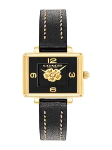 Coach Women Cass Dial & Leather Straps Analogue Watch 14503695