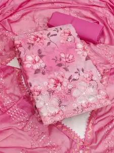 ASISA Embroidered Unstitched Dress Material