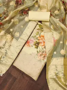 ASISA Ethnic Motifs Embroidered Beads and Stones Unstitched Dress Material