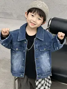 StyleCast x Revolte Boys Washed Open Front Jacket