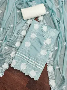 ASISA Floral Embroidered Unstitched Dress Material