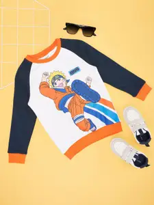 Pantaloons Junior Boys Graphic Printed Round Neck Sweatshirt
