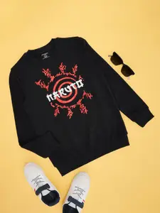Pantaloons Junior Boys Graphic Printed Round Neck Sweatshirt