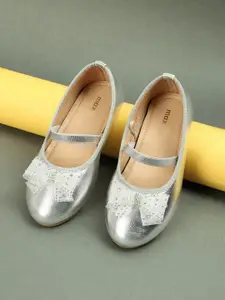 max Girls Ballerinas with Bows Flats