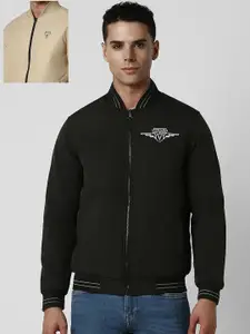 Van Heusen Sport Men Cotton Reversible Bomber Jacket