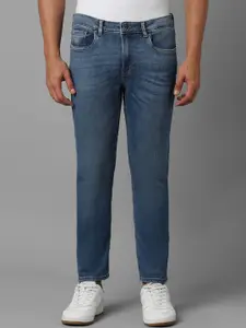 Louis Philippe Jeans Men Heavy Fade Mid Rise Regular Fit Jeans