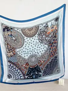 CrossKulture Women Abstract Printed silken satin Scarf
