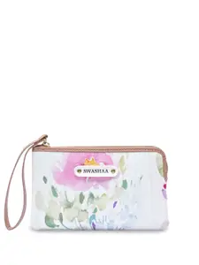 SWASHAA Women Floral Printed Zip Around Wallet
