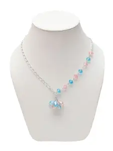 Daizy Girls Blue & Pink Necklace