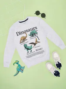 Pantaloons Junior Boys Graphic Printed Round Neck Pure Cotton Sweatshirt