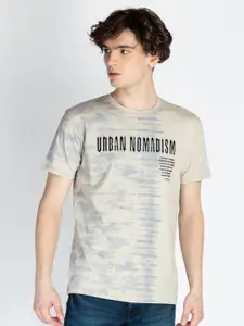 Status Quo Men Typography Printed Round Neck Cotton T-shirt