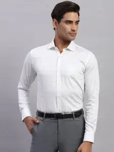 Monte Carlo Men Spread Collar Abstract Printed Cotton Casual Shirt