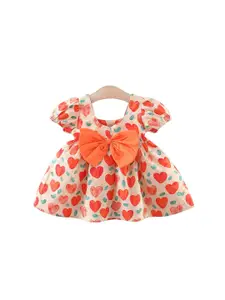 StyleCast x Revolte Girls Printed Fit and Flare Mini Dress