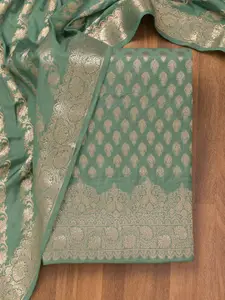 Koskii Ethnic Motifs Woven Design Zari Work Banarasi Unstitched Dress Material