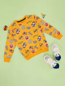 Pantaloons Junior Boys Conversational Printed Sweatshirt
