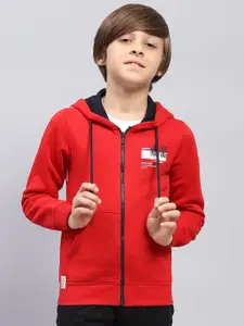 Monte Carlo Boys Printed Hooded Cotton Sweatshirt
